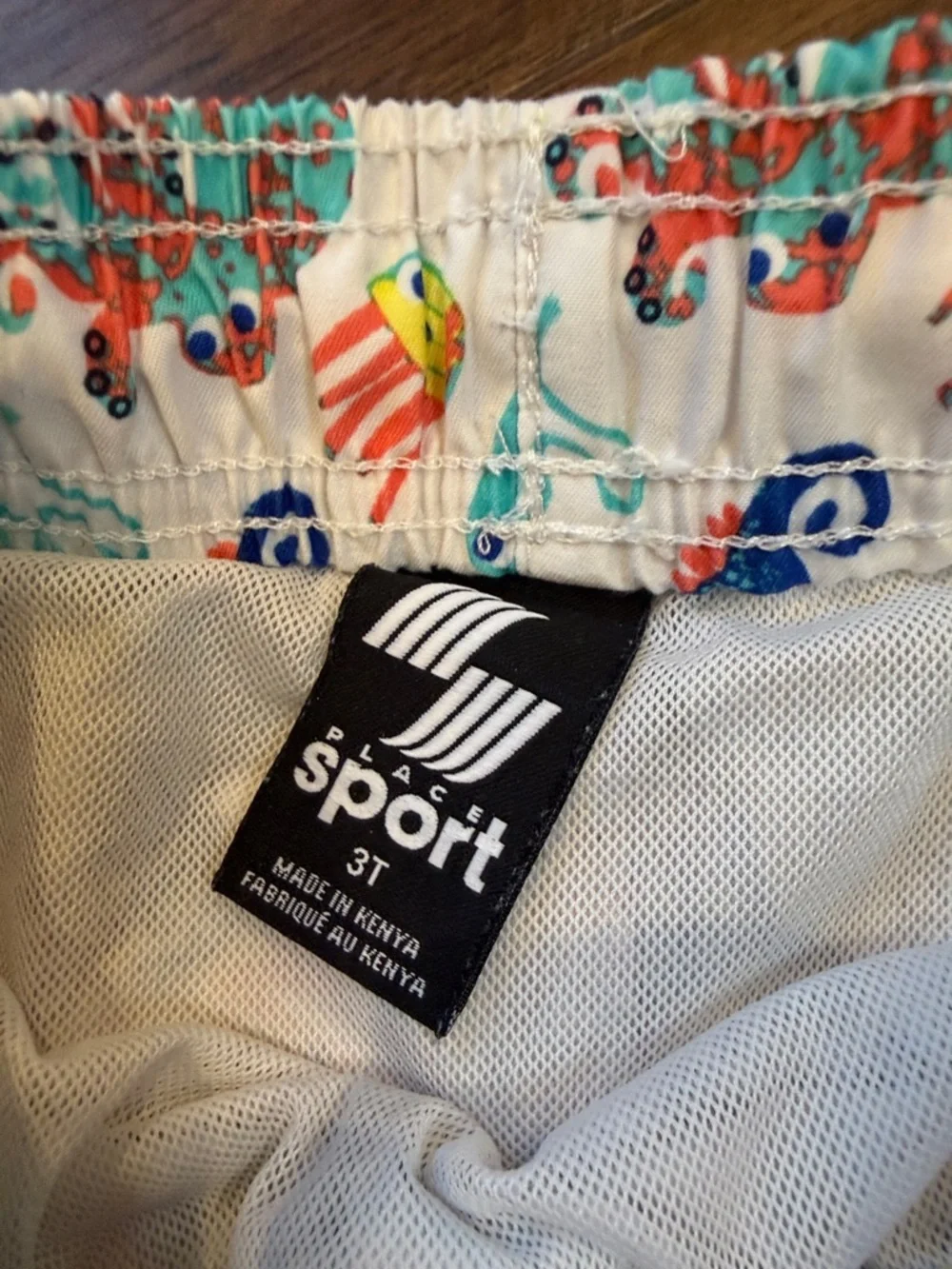 Place Sport Boys Swim Trunk and Rashguard Set Size 3T 34-010